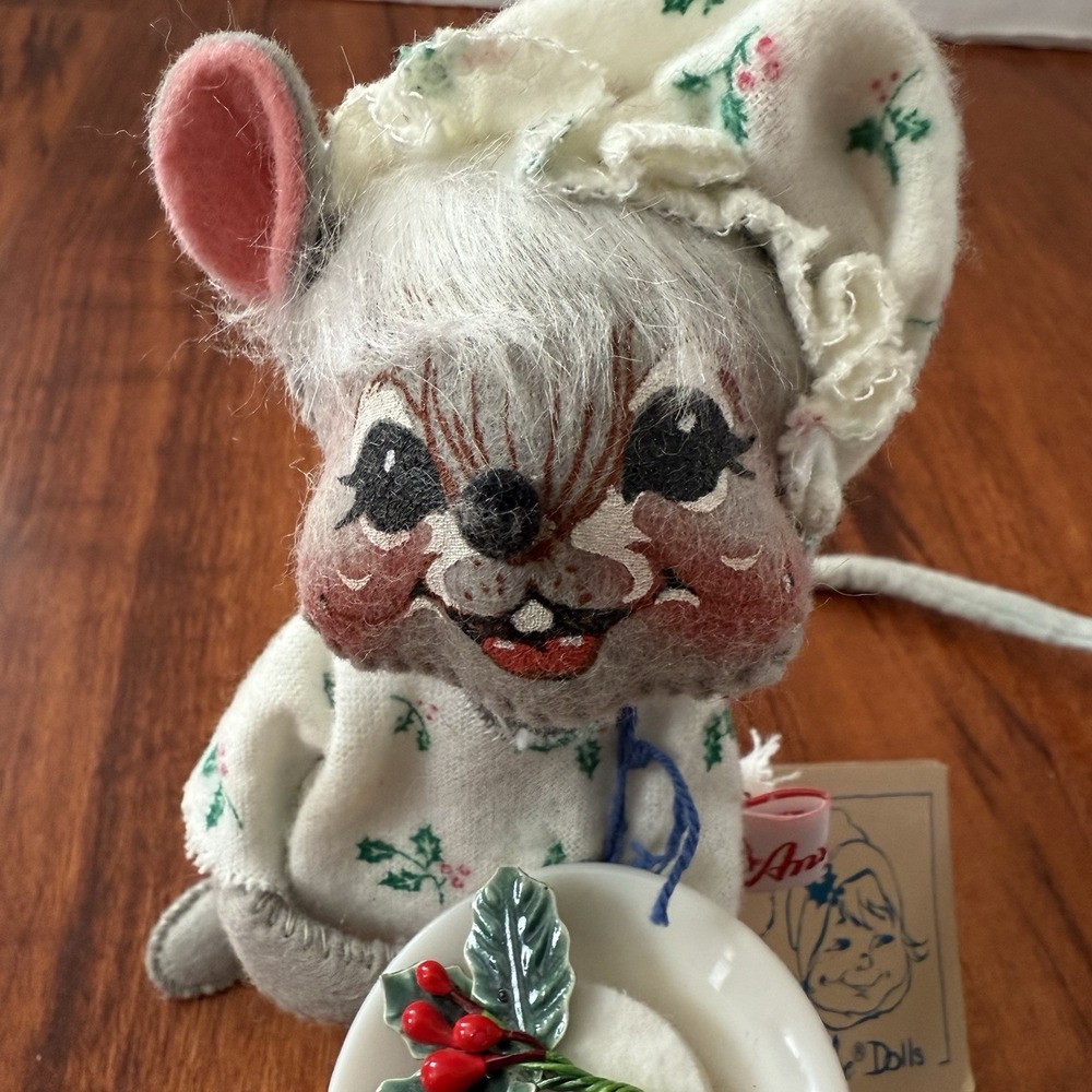 Vintage Annalee 6" Christmas Mouse 1991 with Original hang tag - Picture 2 of 16